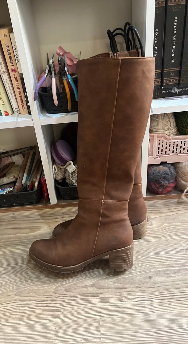 Taba Kahverengi Çizme - Görsel 3
