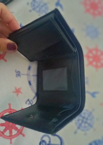 Siyah Biker Tarzı Erkek Cüzdan - Görsel 5