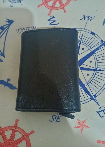 Siyah Biker Tarzı Erkek Cüzdan - Görsel 4