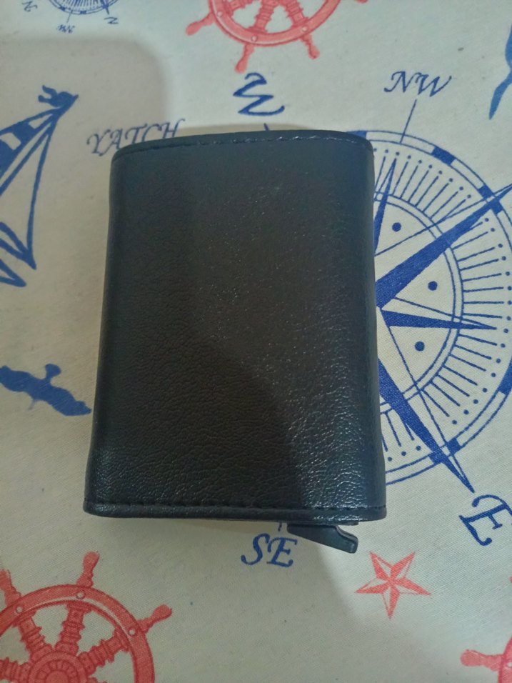 Siyah Biker Tarzı Erkek Cüzdan - Görsel 4