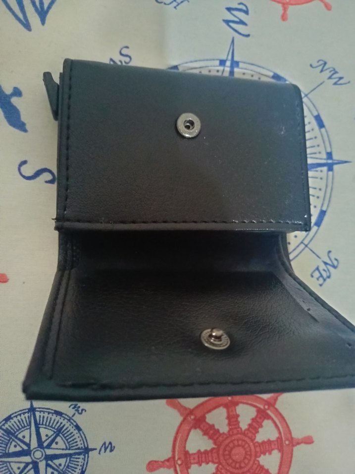 Siyah Biker Tarzı Erkek Cüzdan - Görsel 3