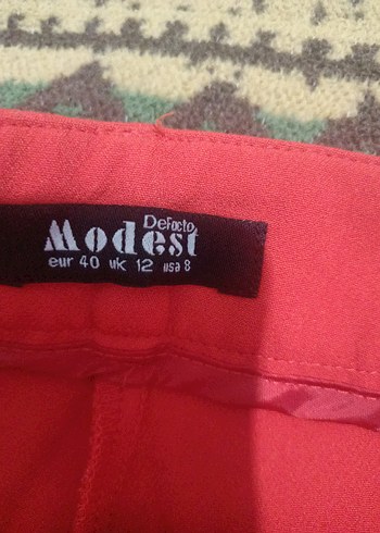 DeFacto, kırmızı havuç pantolon, 40 beden, yeni - Görsel 6