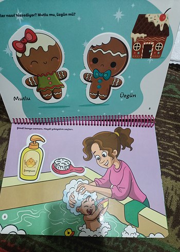 9-16 ay cırt cırtlı aktivite kitabı, yeni, hiç kullanılmadı - Görsel 3