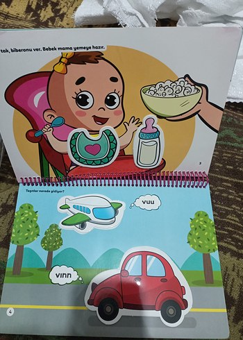 9-16 ay cırt cırtlı aktivite kitabı, yeni, hiç kullanılmadı - Görsel 4