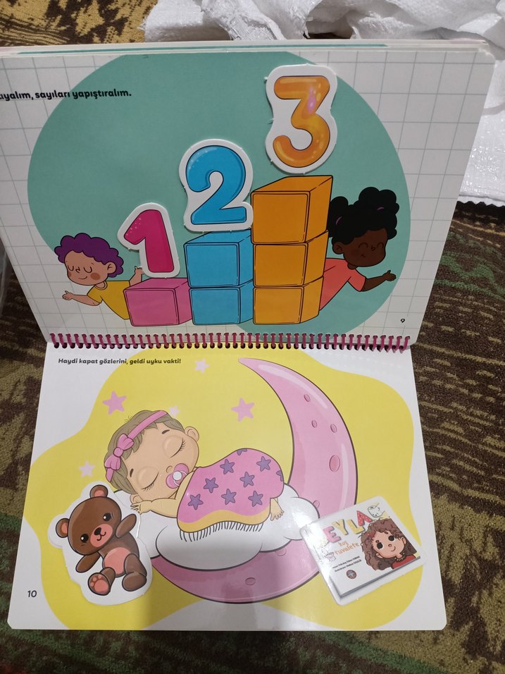 9-16 ay cırt cırtlı aktivite kitabı, yeni, hiç kullanılmadı - Görsel 5