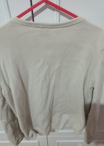 Düğmeli Bej kız çocuk kazak, LC Waikiki - Görsel 6