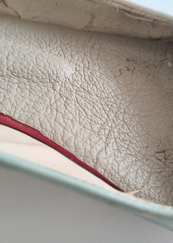 Renkli Baskılı Kadın Dolgu Topuklu Babet - Görsel 7