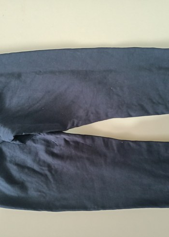 lacivert  kız ocuk penye tayt - Görsel 4