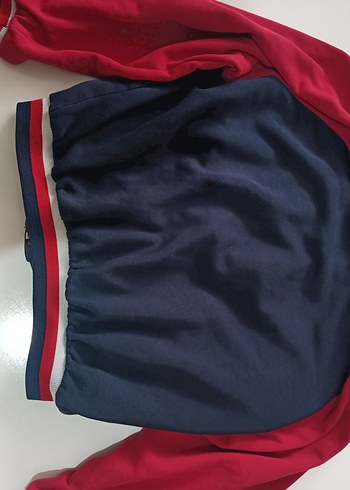 Kırmızı Lacivert Erkek Çocuk Düğmeli Ceket - Görsel 7