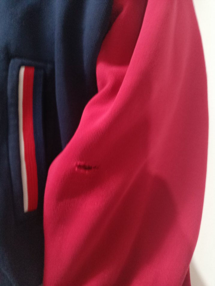 Kırmızı Lacivert Erkek Çocuk Düğmeli Ceket - Görsel 3