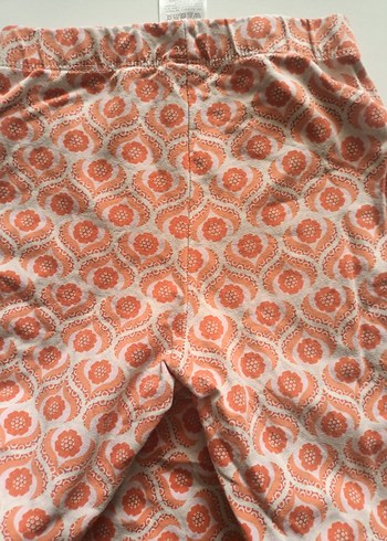 Turuncu Batik Desenli kız çocuk İspanyol paça tayt lcwaikiki - Görsel 5