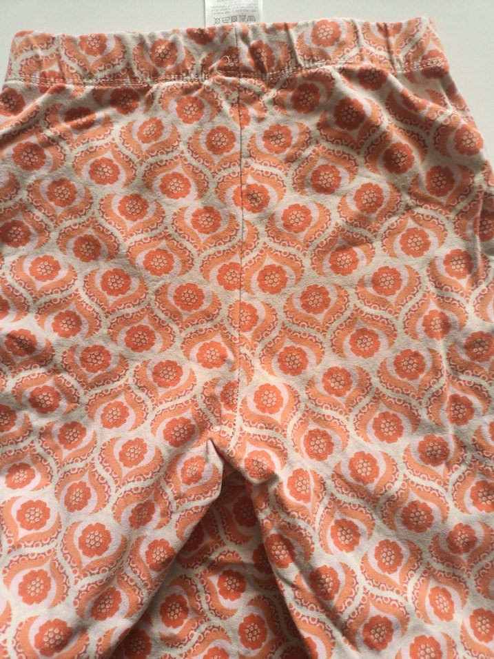 Turuncu Batik Desenli kız çocuk İspanyol paça tayt lcwaikiki - Görsel 5