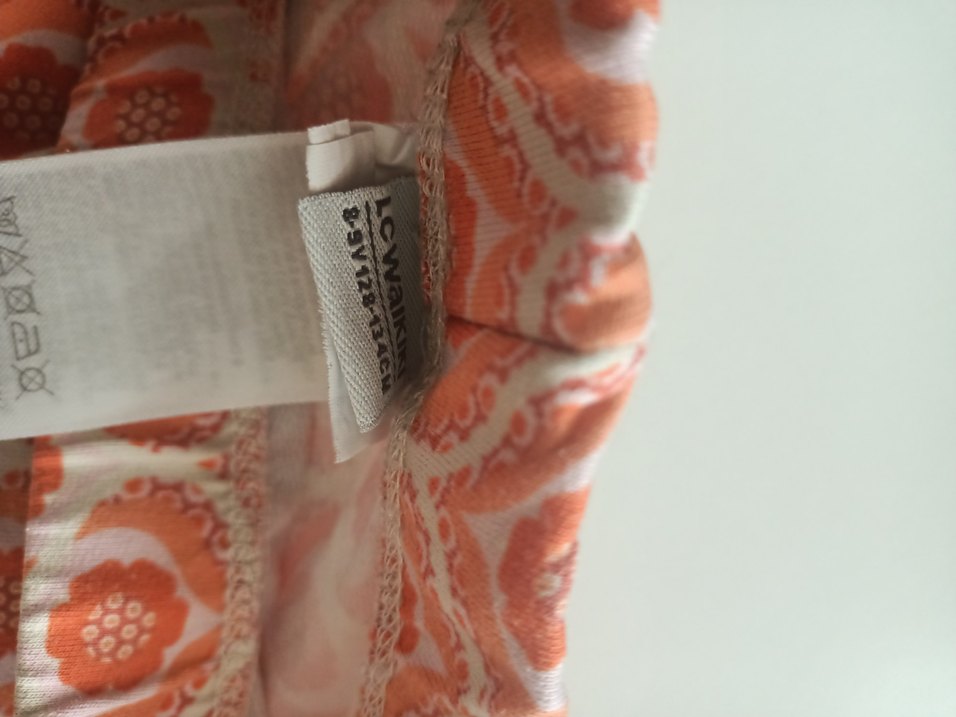 Turuncu Batik Desenli kız çocuk İspanyol paça tayt lcwaikiki - Görsel 4