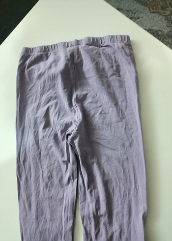 Kız Çocuk Lila penye  Tayt - Görsel 8