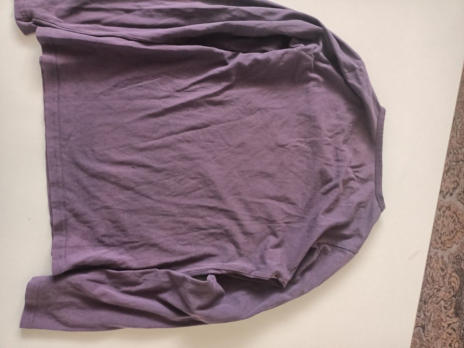 kadın  Mor Uzun Kollu pijama üstü - Görsel 5