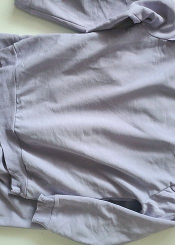 lila Kız Çocuk Sweatshirt ve Eşofman Takımı - Görsel 4