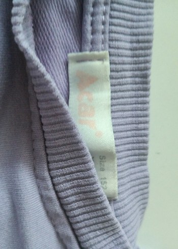 lila Kız Çocuk Sweatshirt ve Eşofman Takımı - Görsel 9