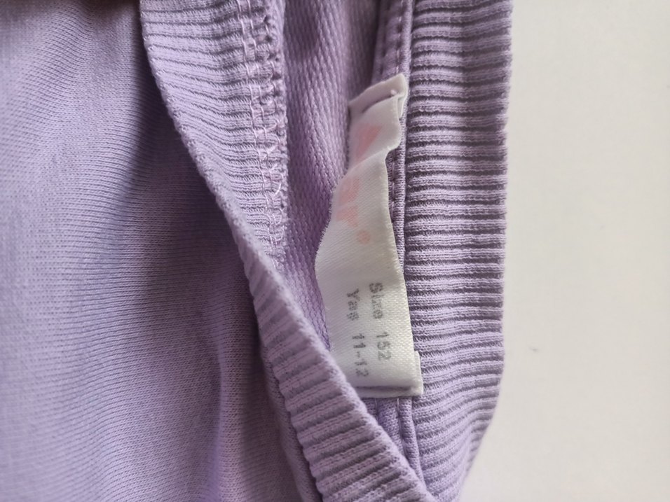 lila Kız Çocuk Sweatshirt ve Eşofman Takımı - Görsel 3