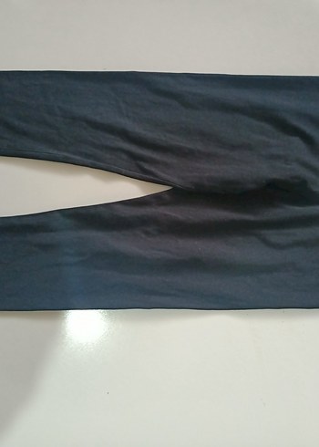 Siyah kız Cocuk Elastik Kumaş tayt - Görsel 2