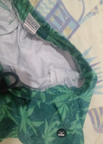 Erkek Yeşil Desenli, Deniz şortu, Mini Şort, cazador marka - Görsel 9