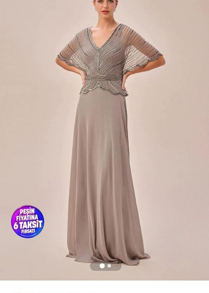 Oleg Cassini Gece elbisesi - Görsel 2