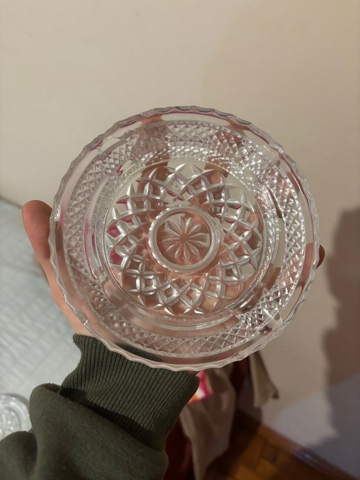 İşlemeli Beyaz Parlak Tabak Seti - Görsel 3