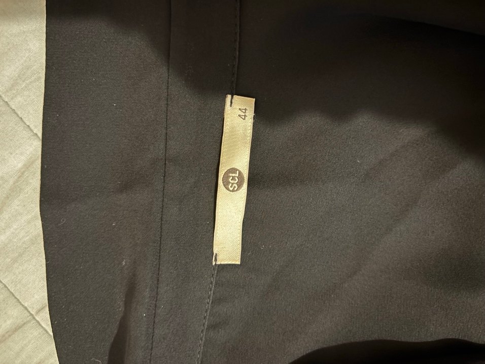 Piliseli Siyah Baskılı Hamile Gömleği - Görsel 5