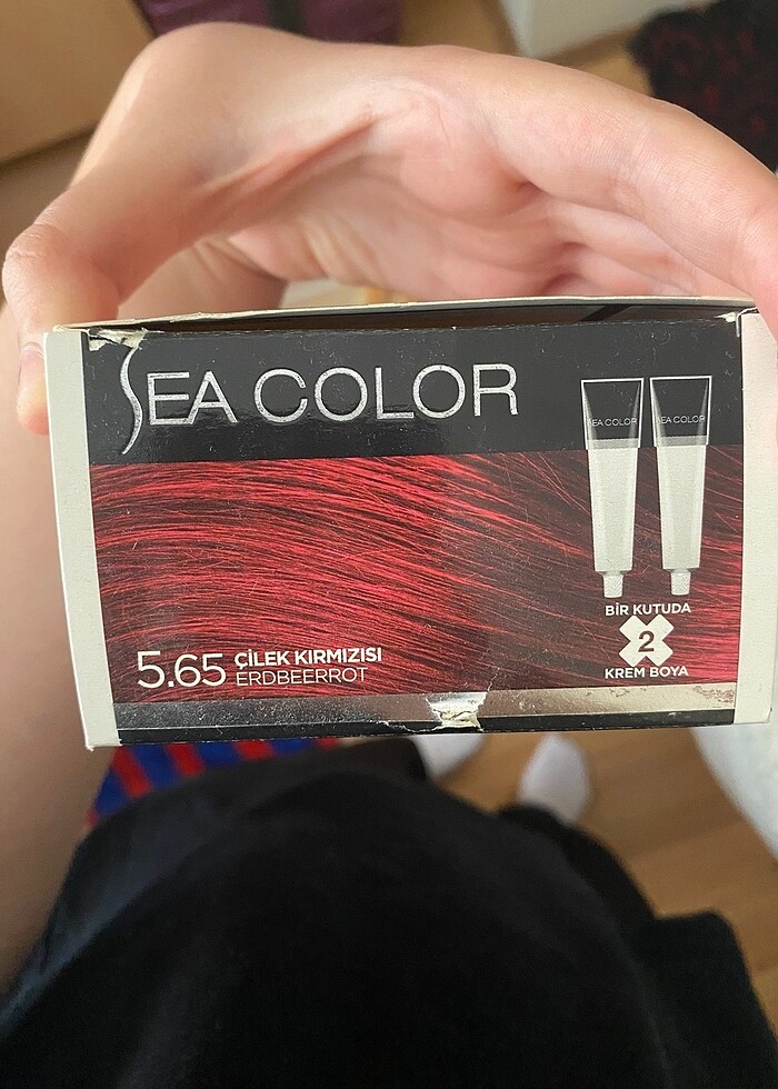 ÇİKEK KIRMIZISI SAÇ BOYASI - Görsel 2