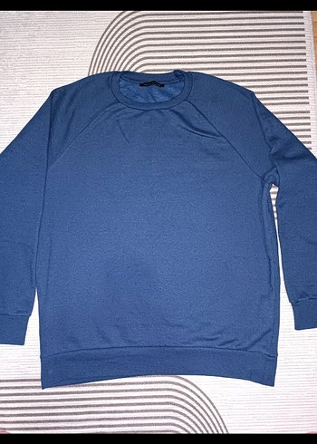 Mavi Erkek Bisiklet Yaka Sweatshirt