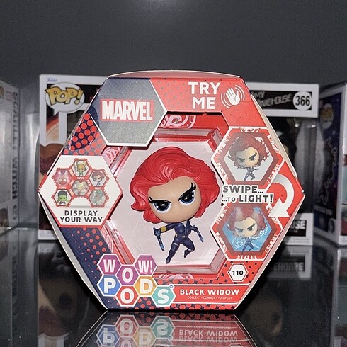 Avengers Black Widow ışıklı Figür