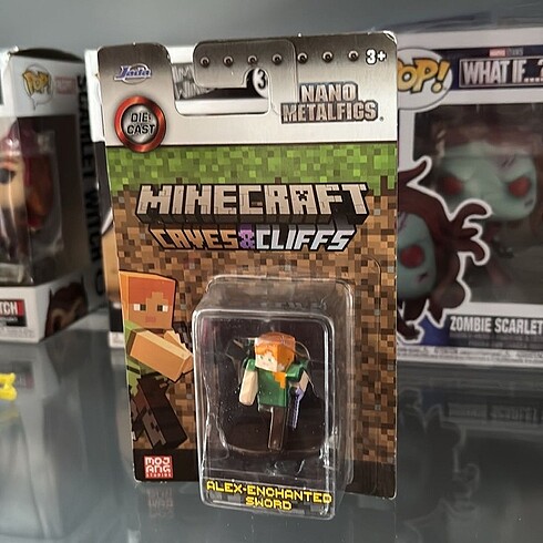  Minecraft Alex encharted sword figür