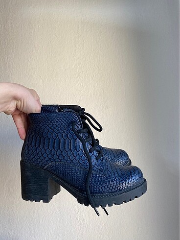 Suni Deri Topuklu Bot - Görsel 3