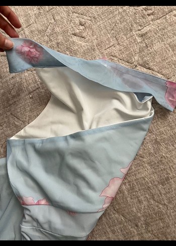 s Beden Sırt Dekolteli Pembe Mini Elbise