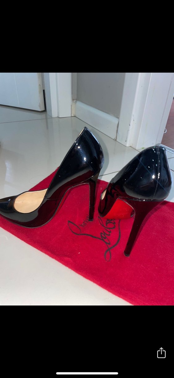 Parı Siyah Rugan Stiletto Topuklu Kadın Ayakkabı - Görsel 3