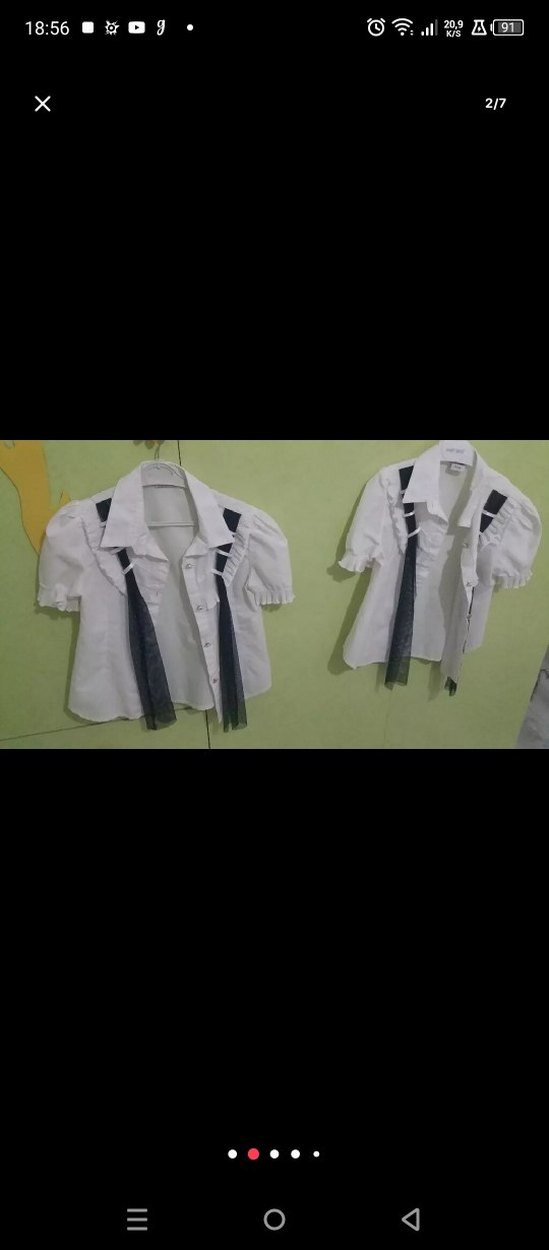 Kız Çocuk Payetli Siyah Denim Elbise - Görsel 2