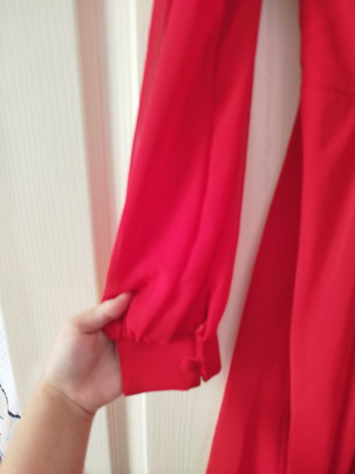 kırmızı abiye elbise - Görsel 3