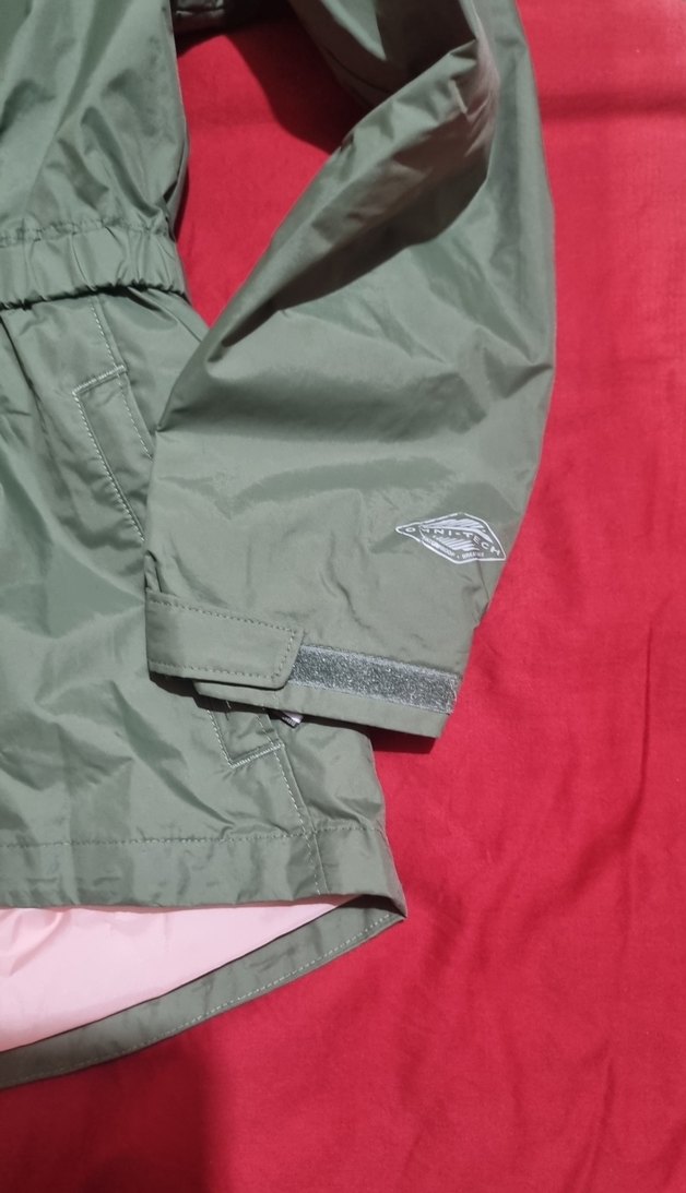 Columbia Kapüşonlu Yeşil Kız Montu - Görsel 4