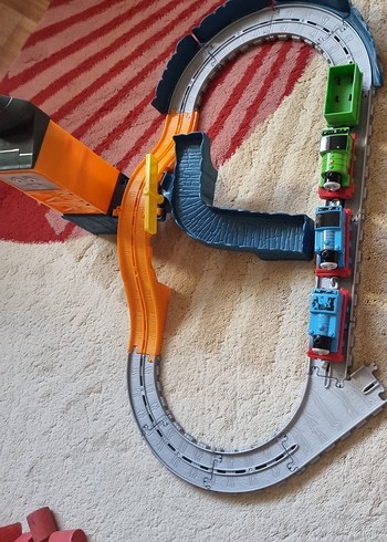 Renkli Tren Seti ve Ray Oyuncağı