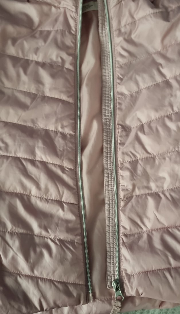 Kız Çocuk Pudra Pembe Kapüşonlu Kışlık Mont h m - Görsel 3