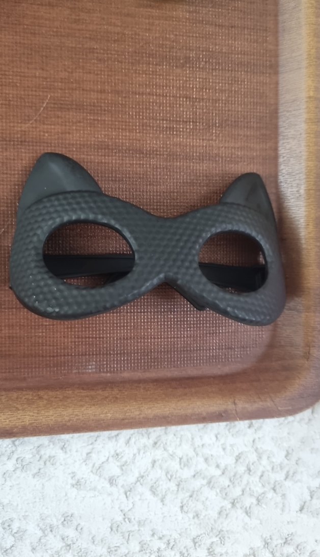 Siyah Kedi Kulaklı Gözlük Çerçevesi - Görsel 2