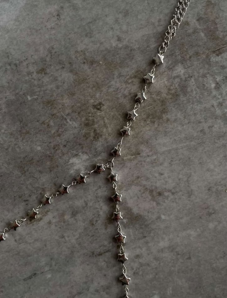 Yıldız Detaylı Silver Şahmeran - Görsel 3