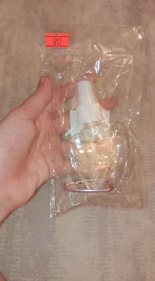 pembe kalpli kolonya şişesi fısfıslı - Görsel 2