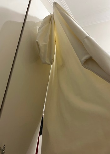 Uzun Kollu Beyaz Pamuklu Kadın Tunik - Görsel 3