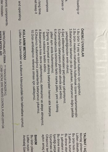 Katlanabilir Drone Kumandalı SkyMaster - Görsel 6