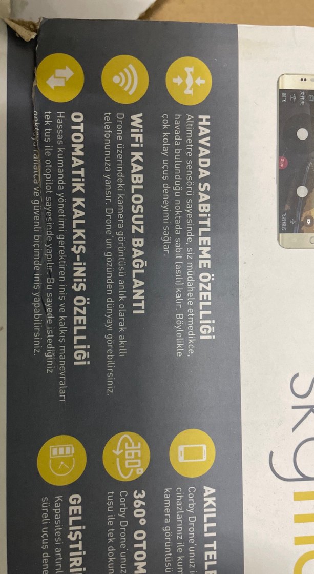 Katlanabilir Drone Kumandalı SkyMaster - Görsel 4