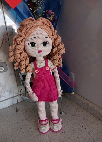  Pembe şapkalı rüya bebek 40 cm