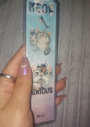 Renkli Pastel Kedi Aksesuarı - Curious Yazılı - Görsel 3