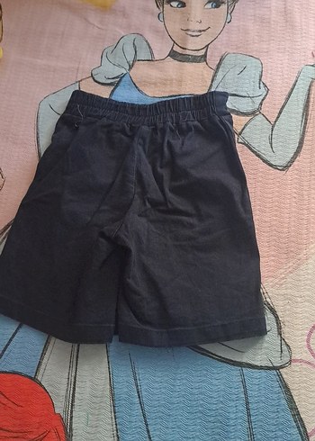 kiz çocuk Siyah Kemerli Mini Kot Etek 7_8 yaş - Görsel 3
