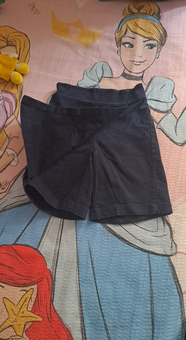 kiz çocuk Siyah Kemerli Mini Kot Etek 7_8 yaş - Görsel 2