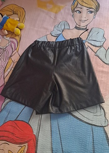 Siyah Deri Kemerli Mini Etek 7-8yaş - Görsel 3